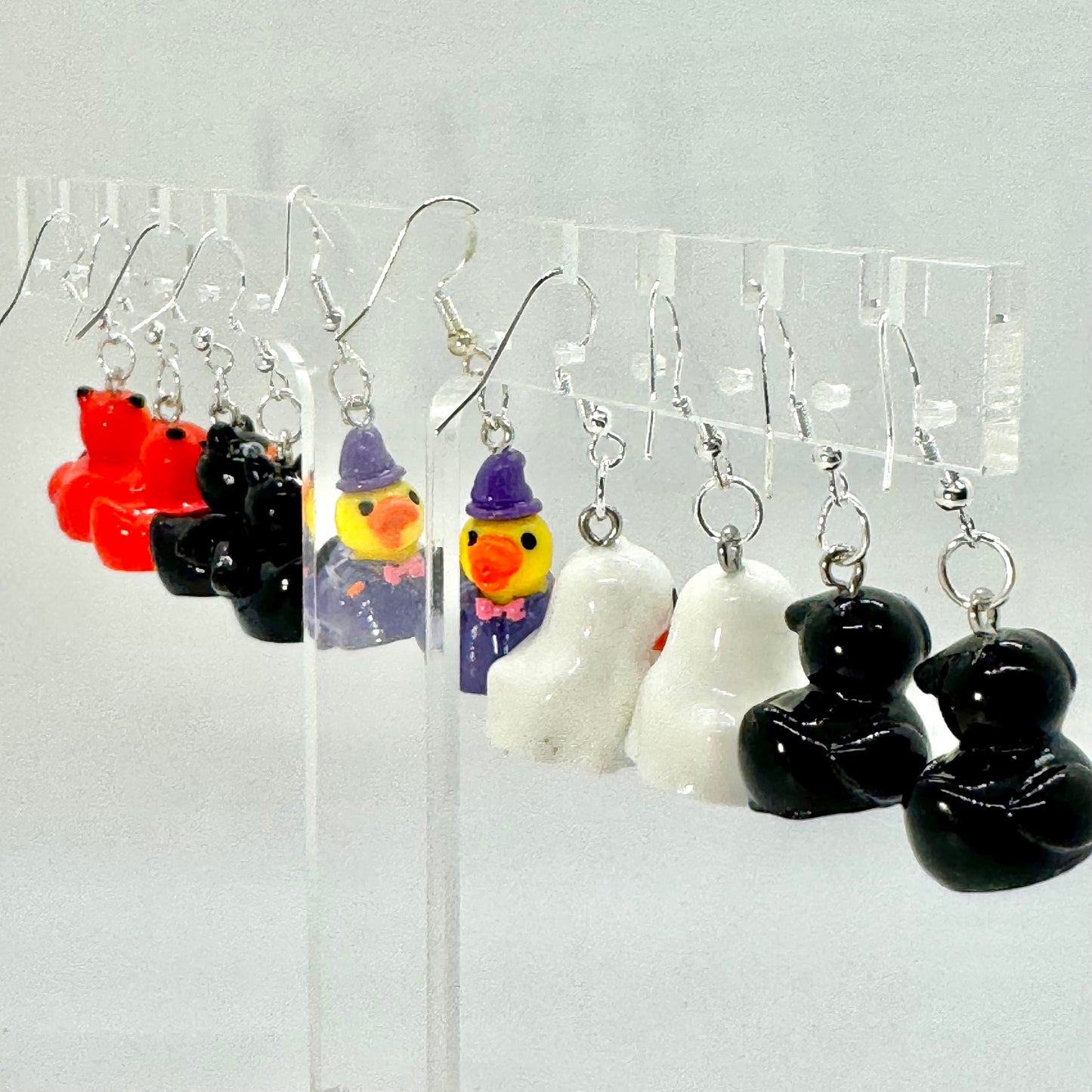 Halloween Rubber Duck Earrings