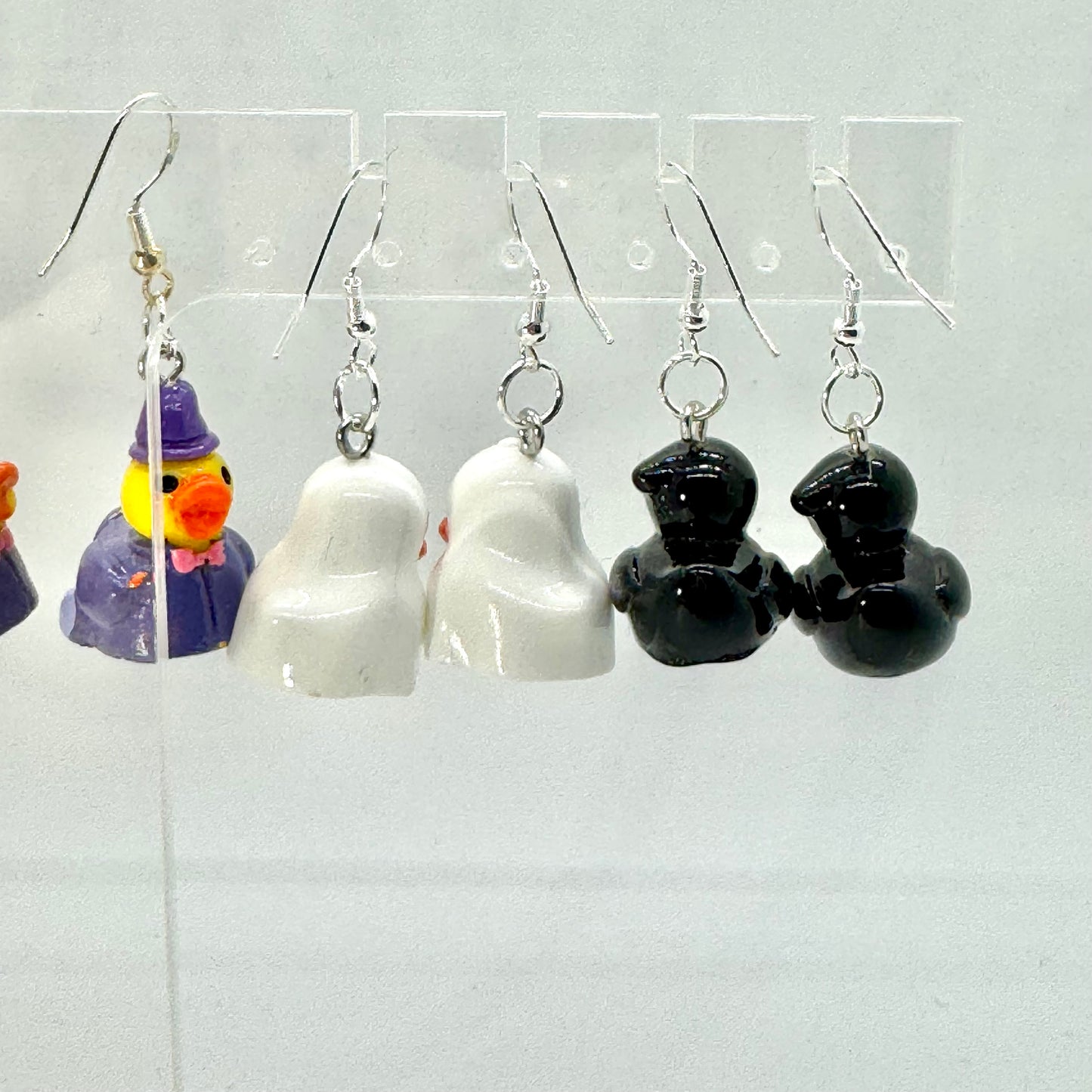 Halloween Rubber Duck Earrings