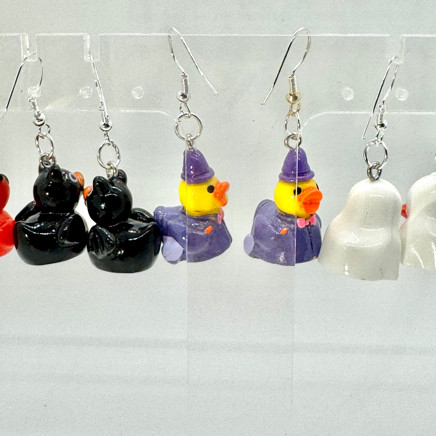 Halloween Rubber Duck Earrings