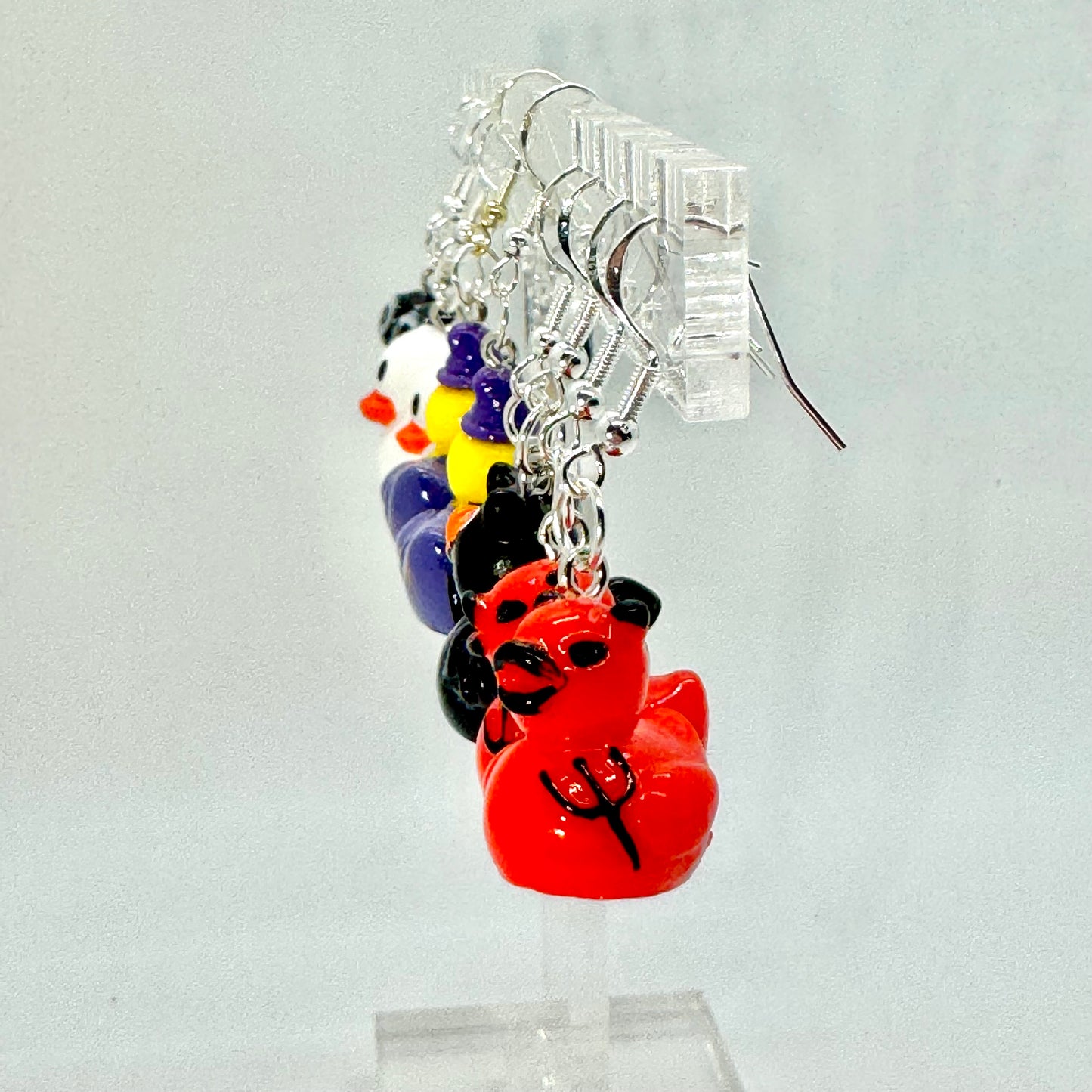 Halloween Rubber Duck Earrings