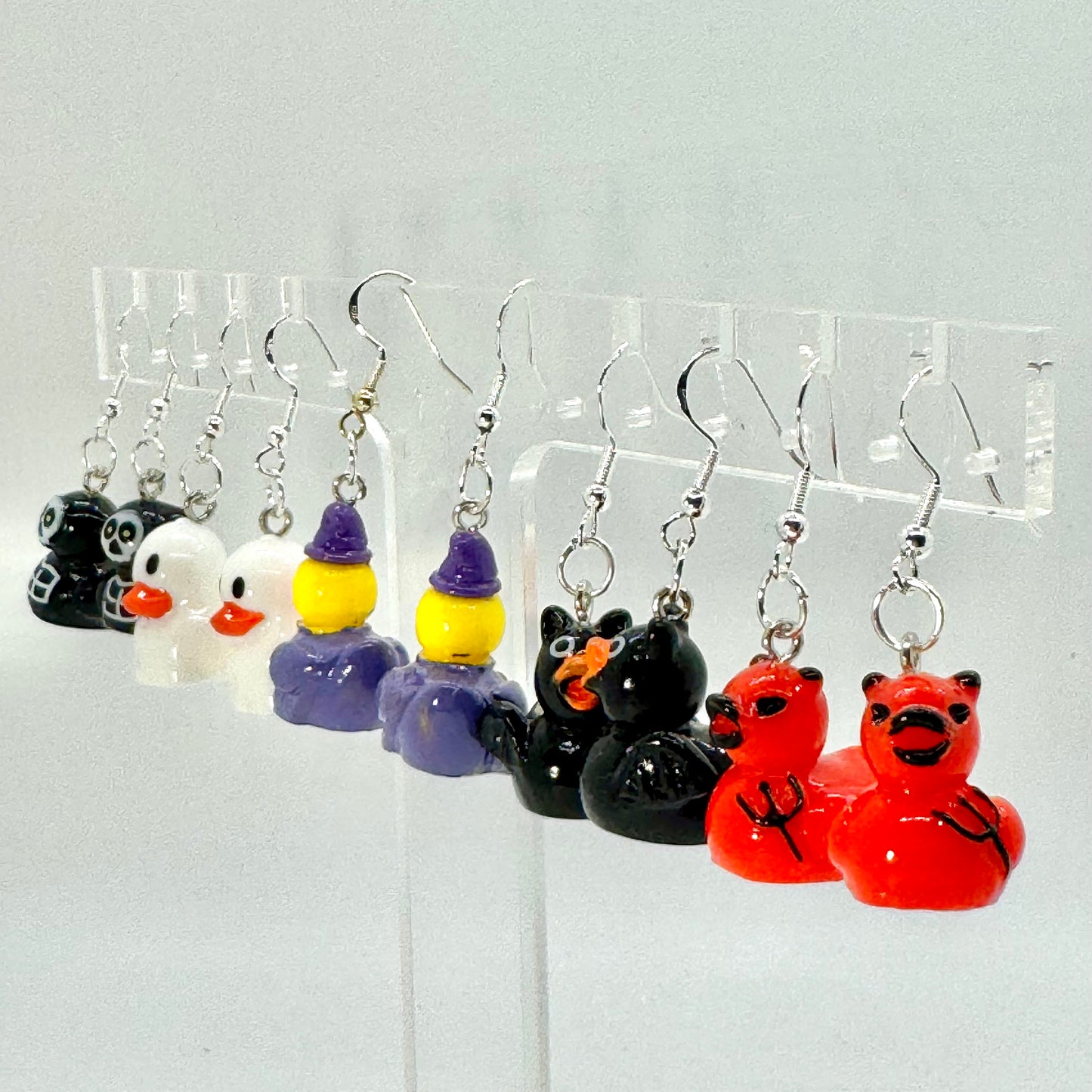 Halloween Rubber Duck Earrings