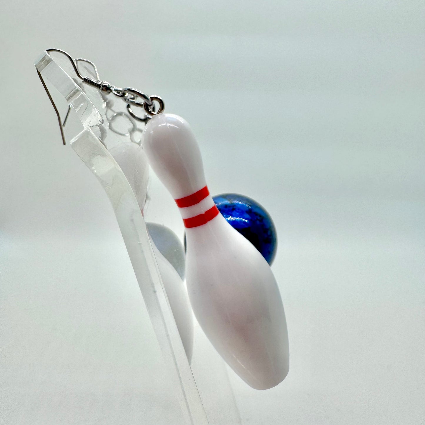 Bowling Pin & Balls Earrings