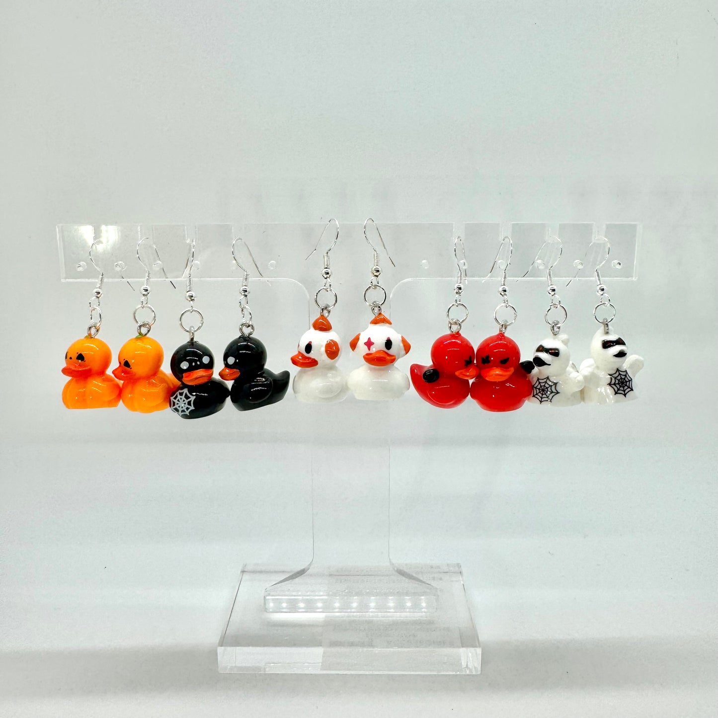 Halloween Rubber Duck Earrings