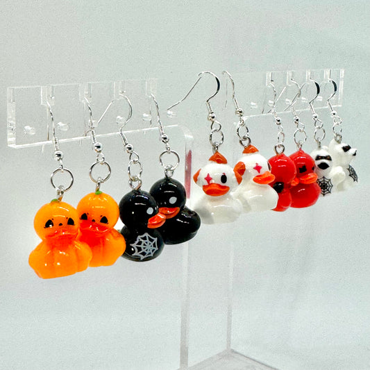 Halloween Rubber Duck Earrings