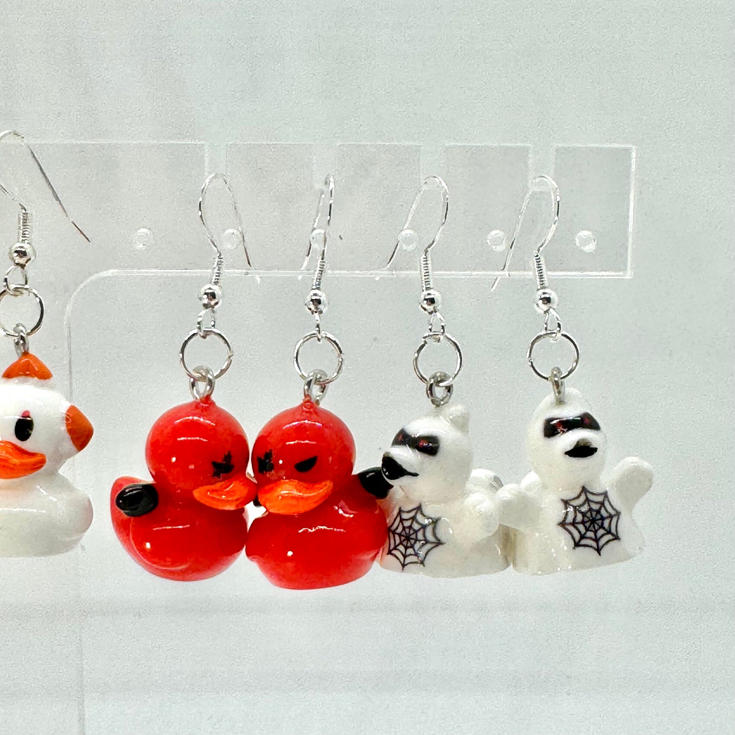 Halloween Rubber Duck Earrings