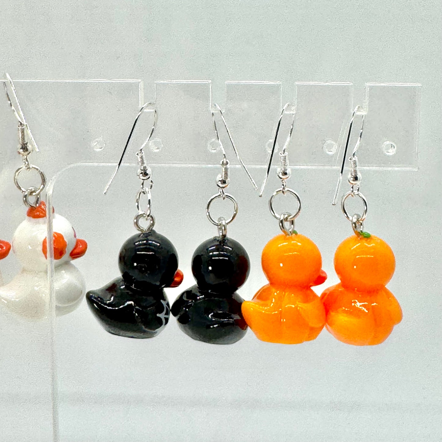 Halloween Rubber Duck Earrings