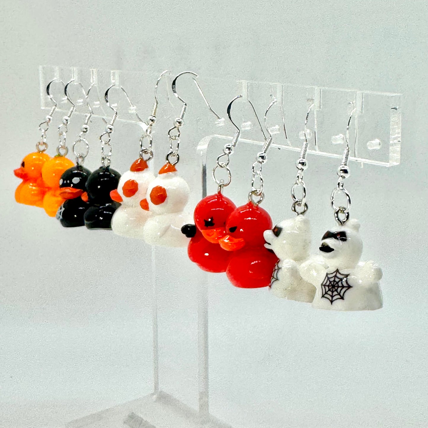 Halloween Rubber Duck Earrings