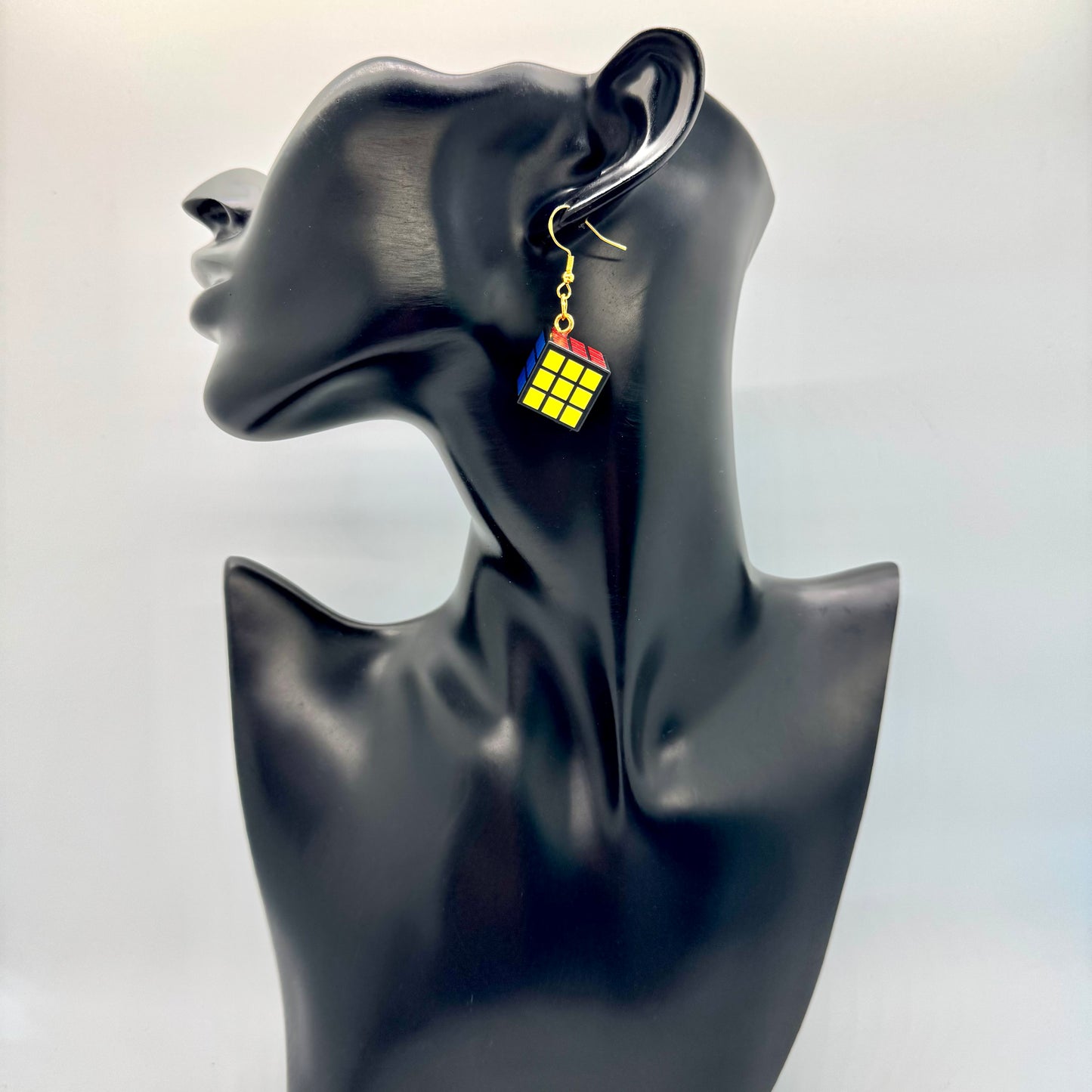Solved Game Cube Earrings