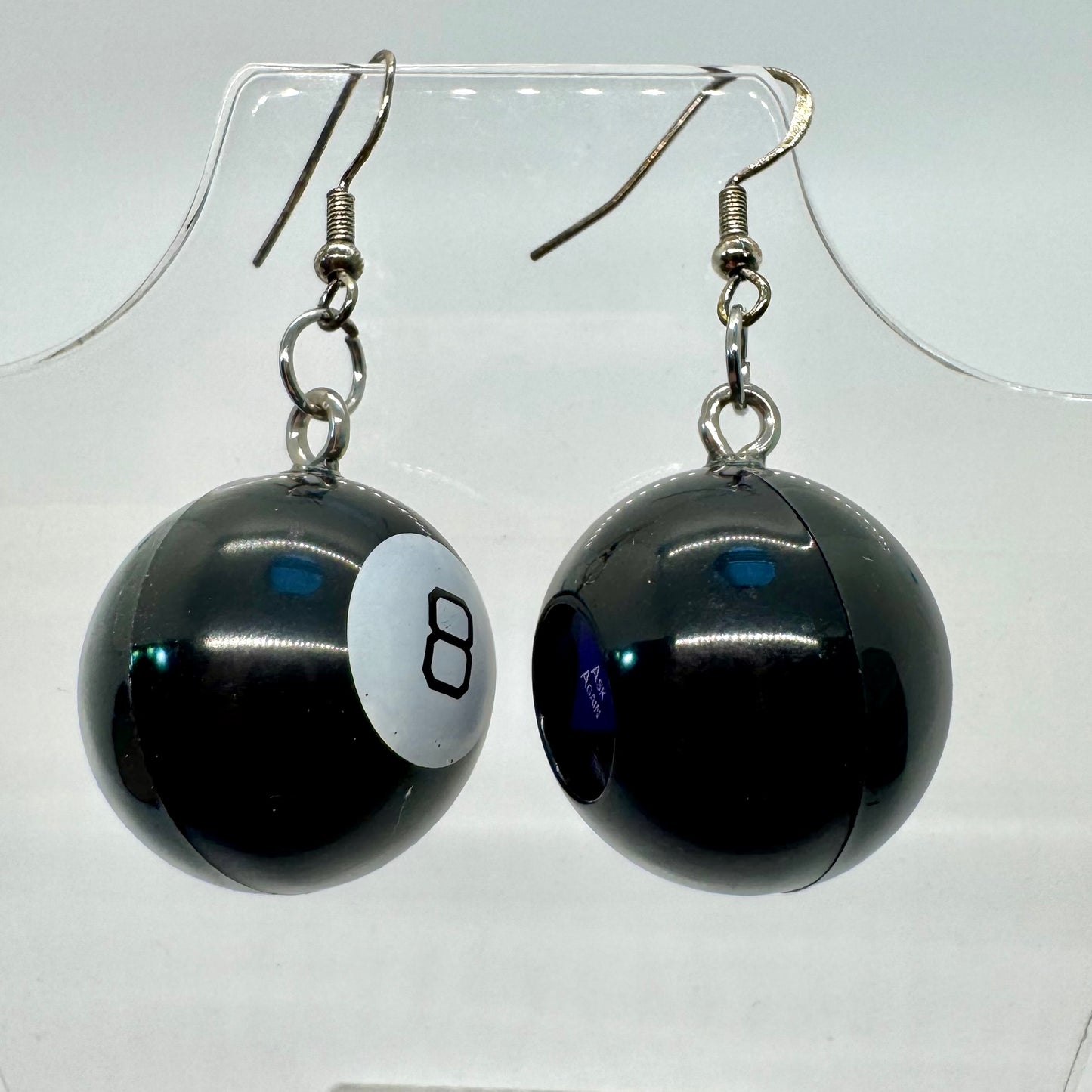 Magic 8 Ball Earrings