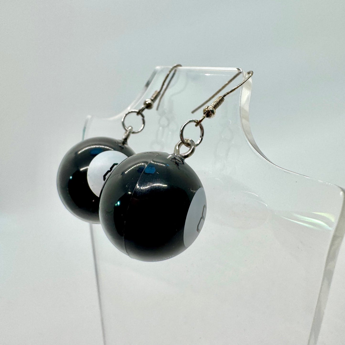 Magic 8 Ball Earrings