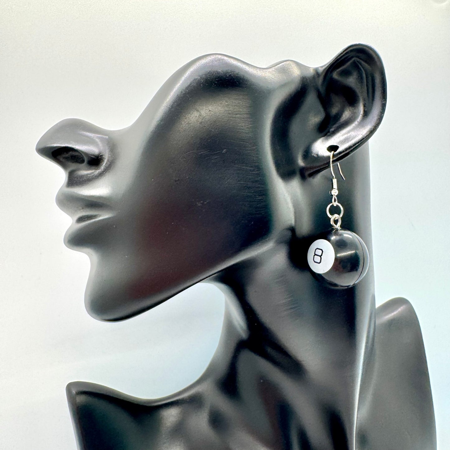 Magic 8 Ball Earrings