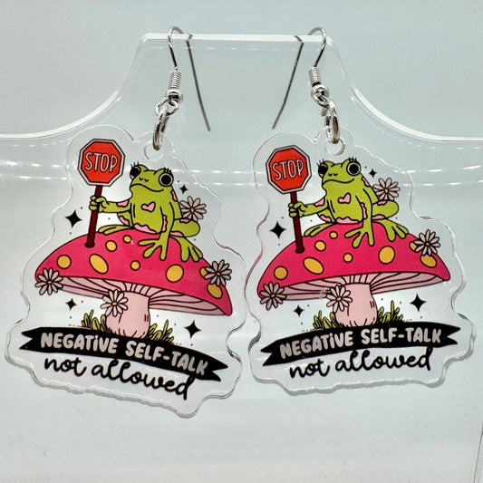 Positive Frog Earrings