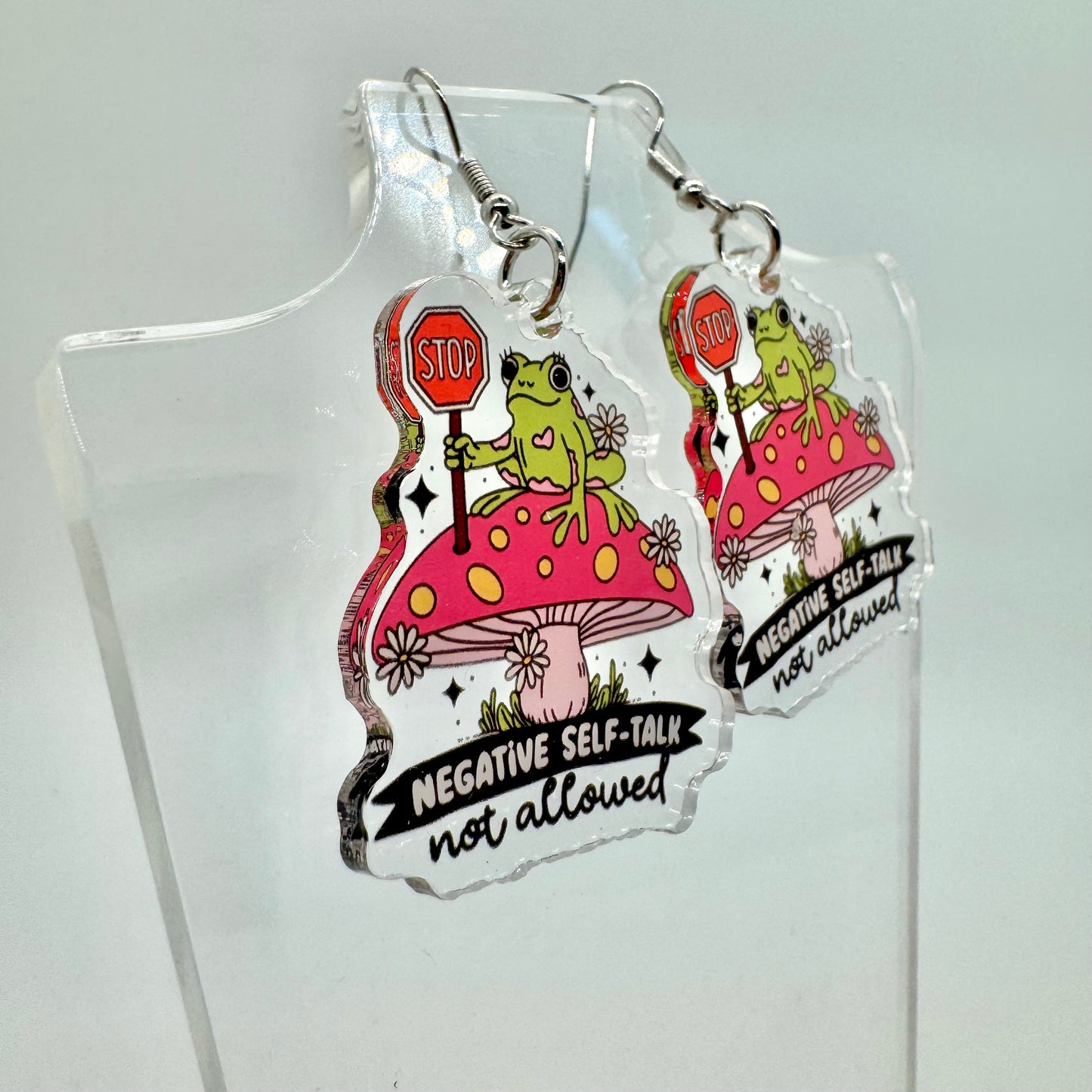 Positive Frog Earrings