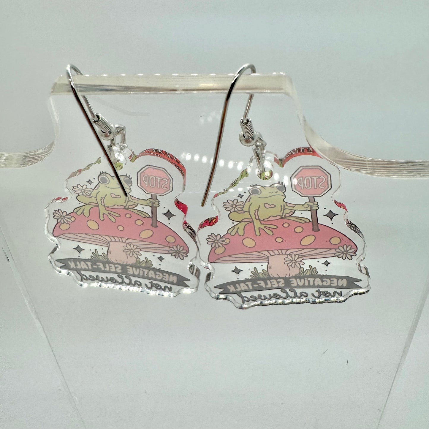 Positive Frog Earrings