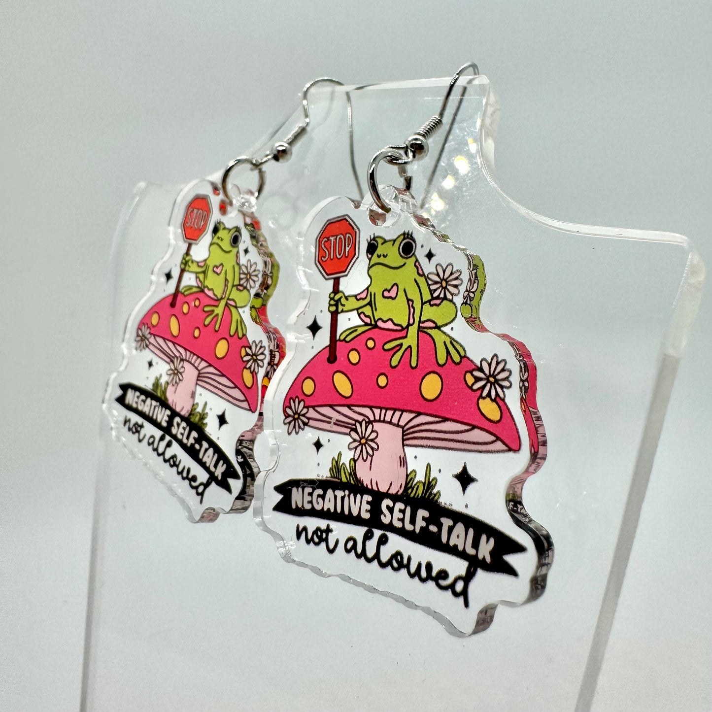 Positive Frog Earrings
