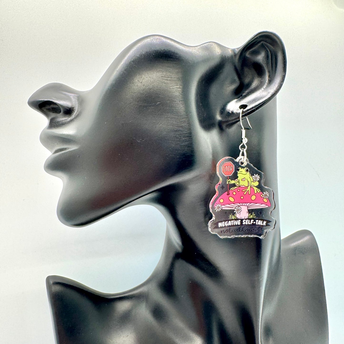 Positive Frog Earrings