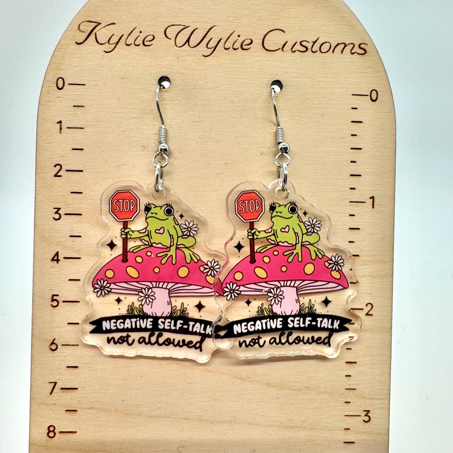 Positive Frog Earrings