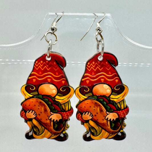 Taco Gnome Earrings