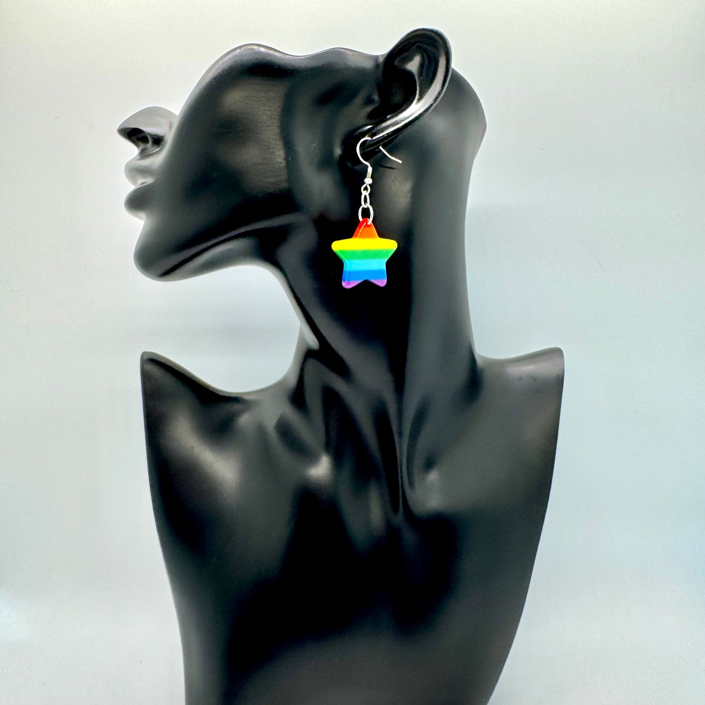 Rainbow Star Earrings