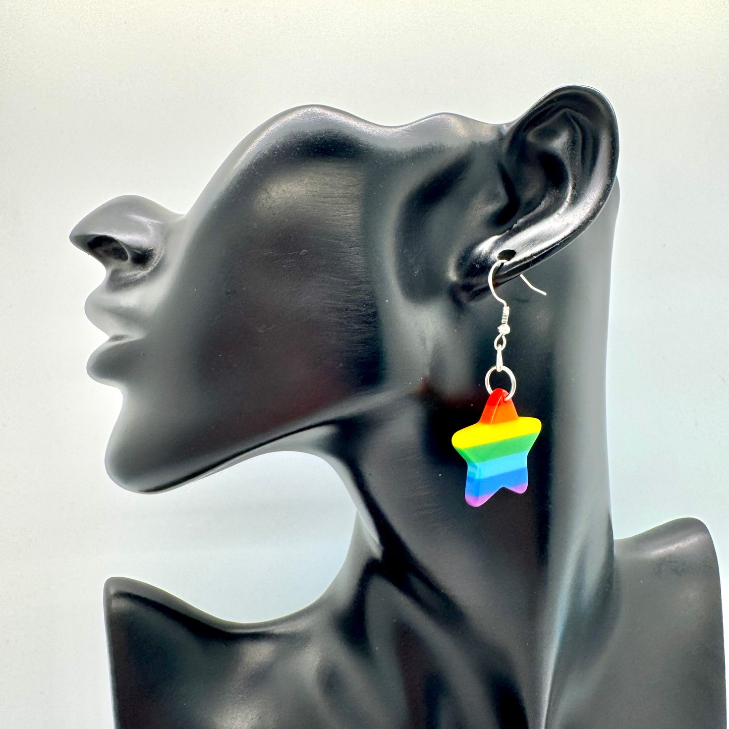 Rainbow Star Earrings