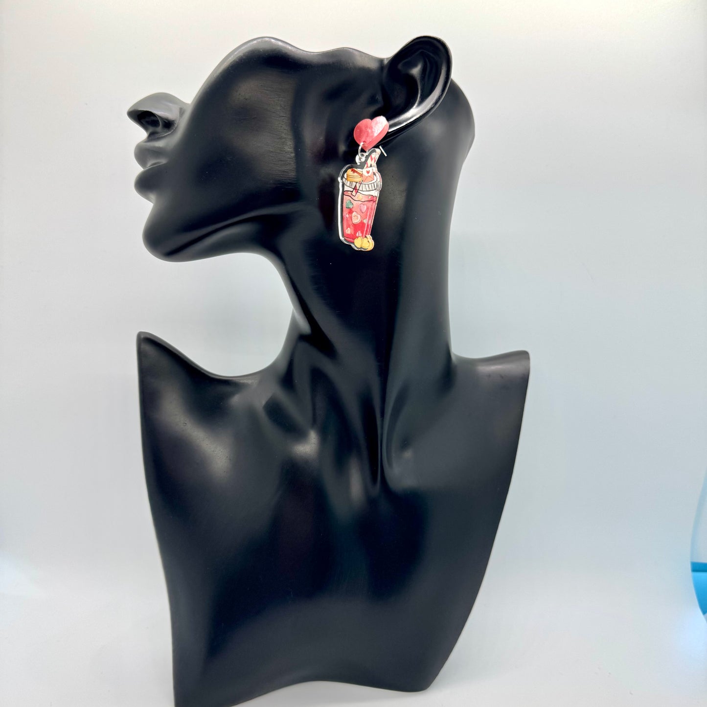 Valentine’s Hearts Drink Earrings