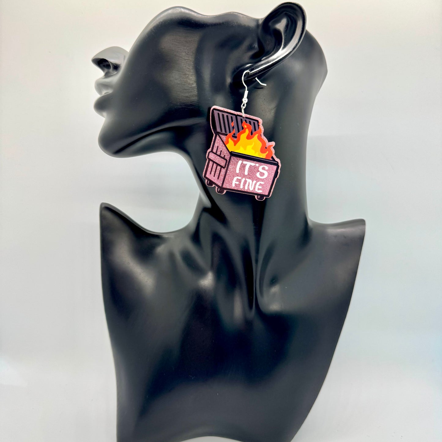 Dumpster Fire Earrings