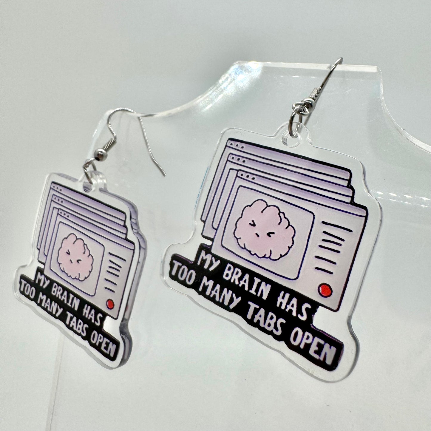 Too Many Tabs Open Earrings