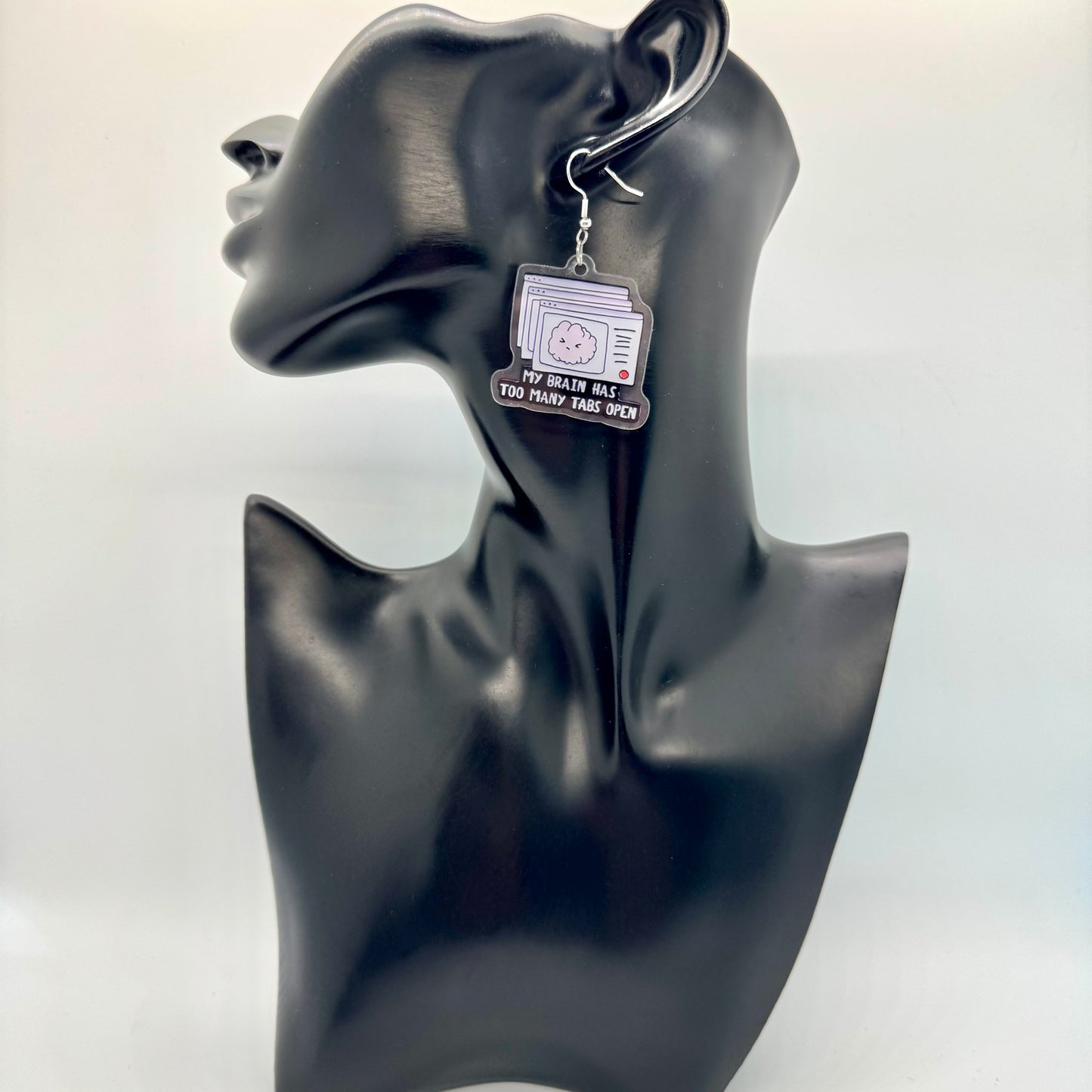 Too Many Tabs Open Earrings