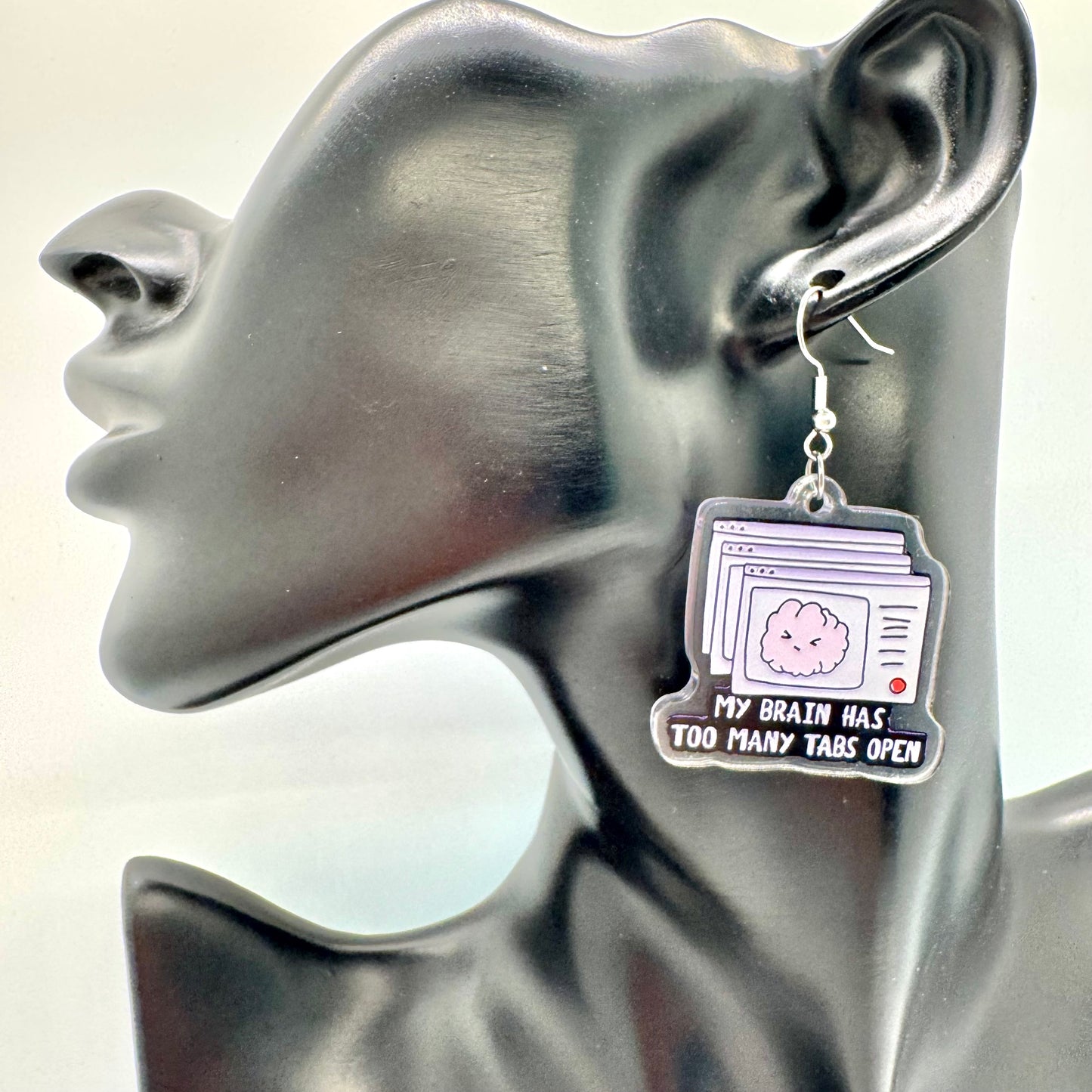 Too Many Tabs Open Earrings