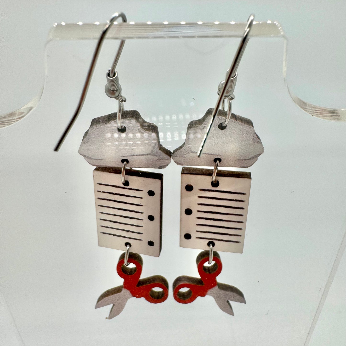 Rock Paper Scissors Earrings