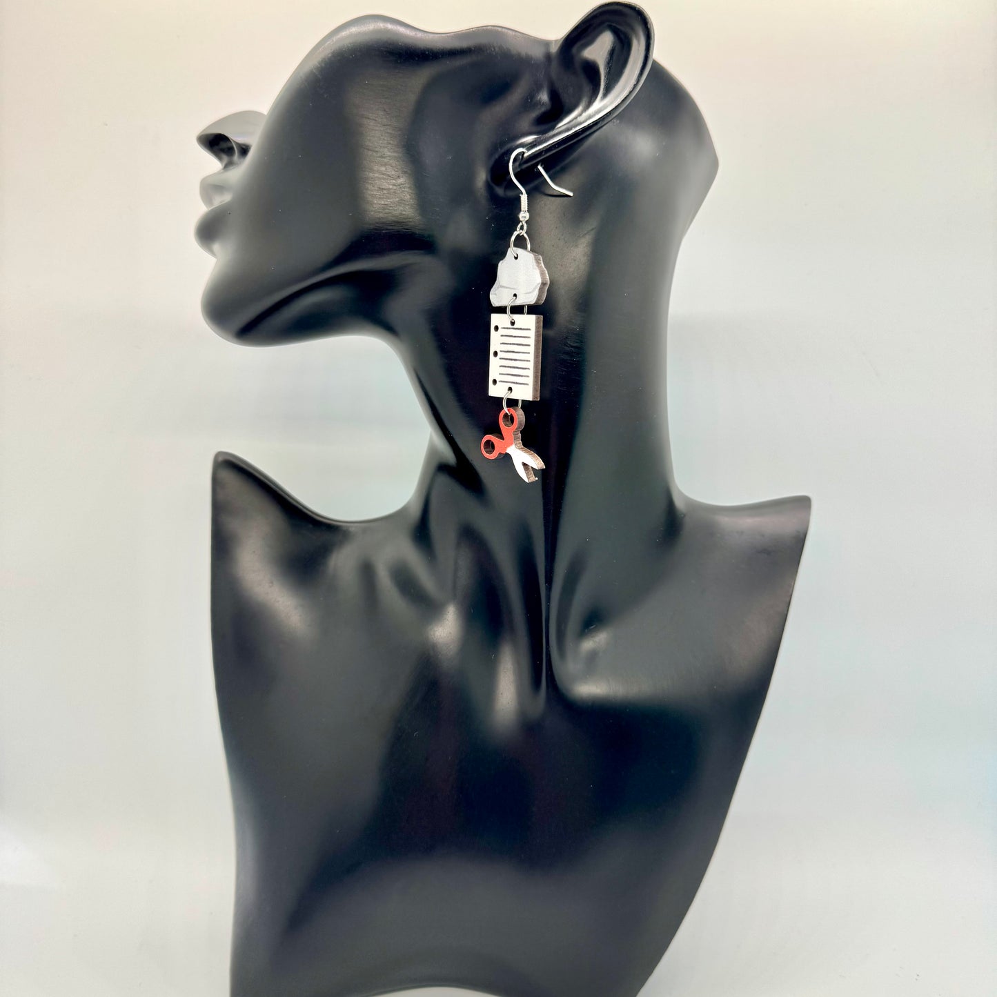 Rock Paper Scissors Earrings