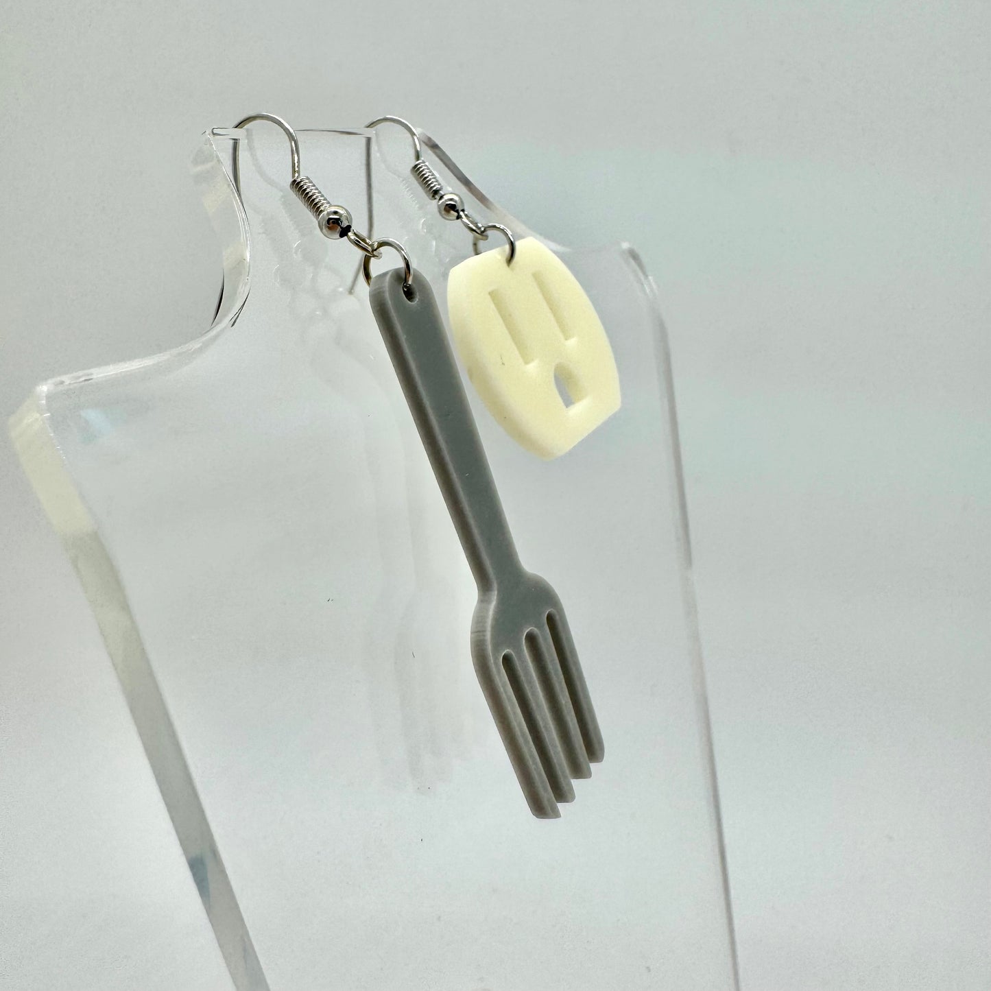 Fork and Socket Earrings