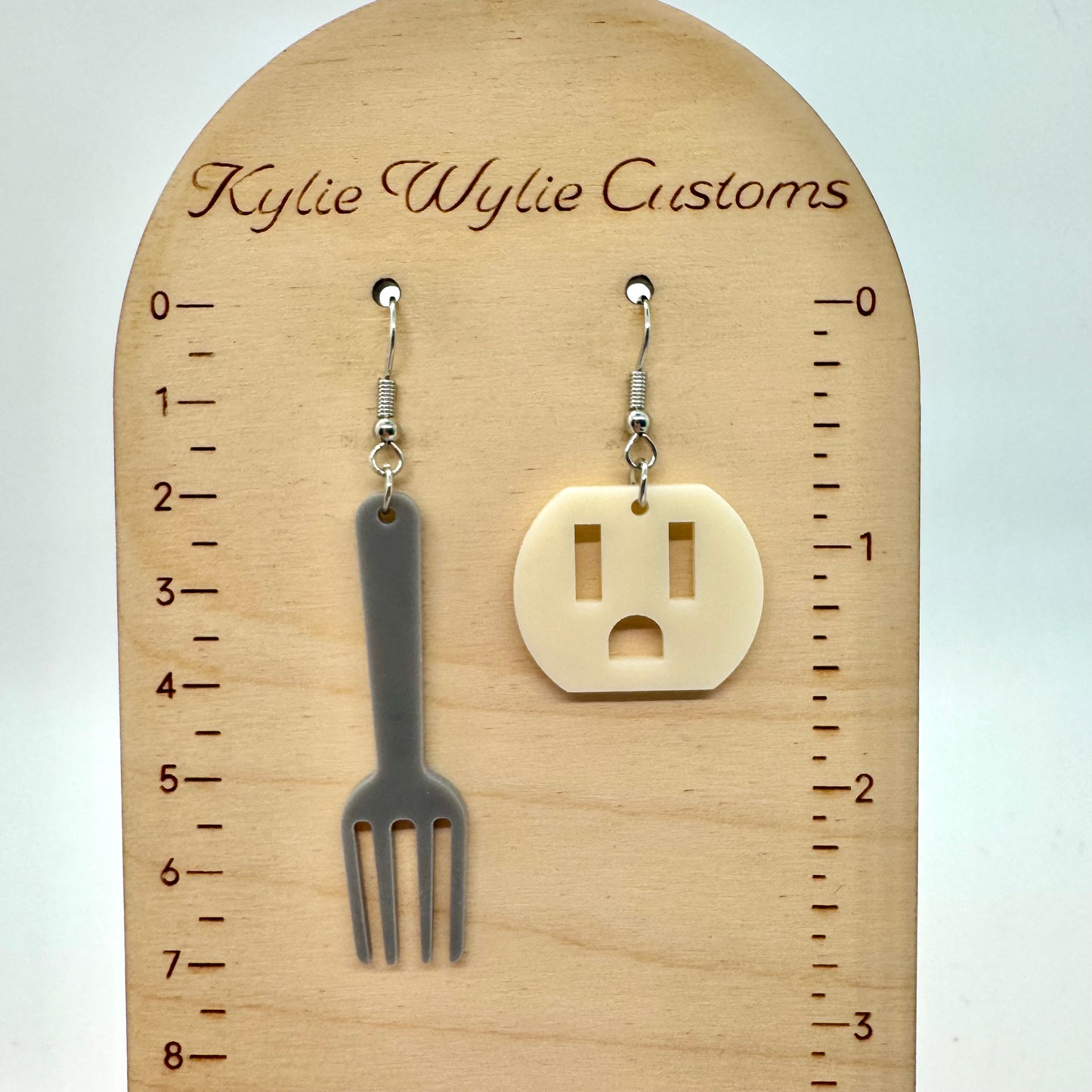 Fork and Socket Earrings
