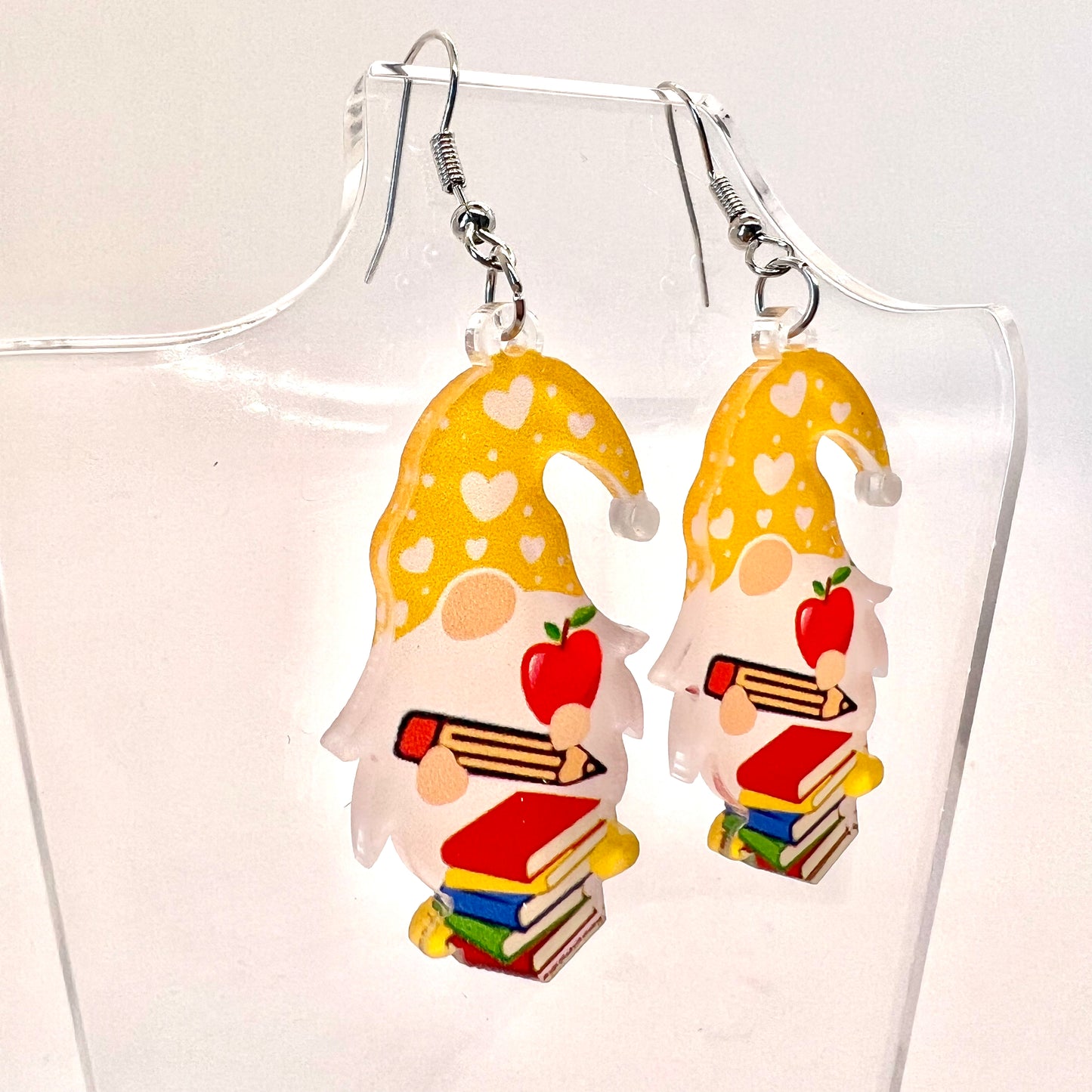 Teacher Gnome Earrings