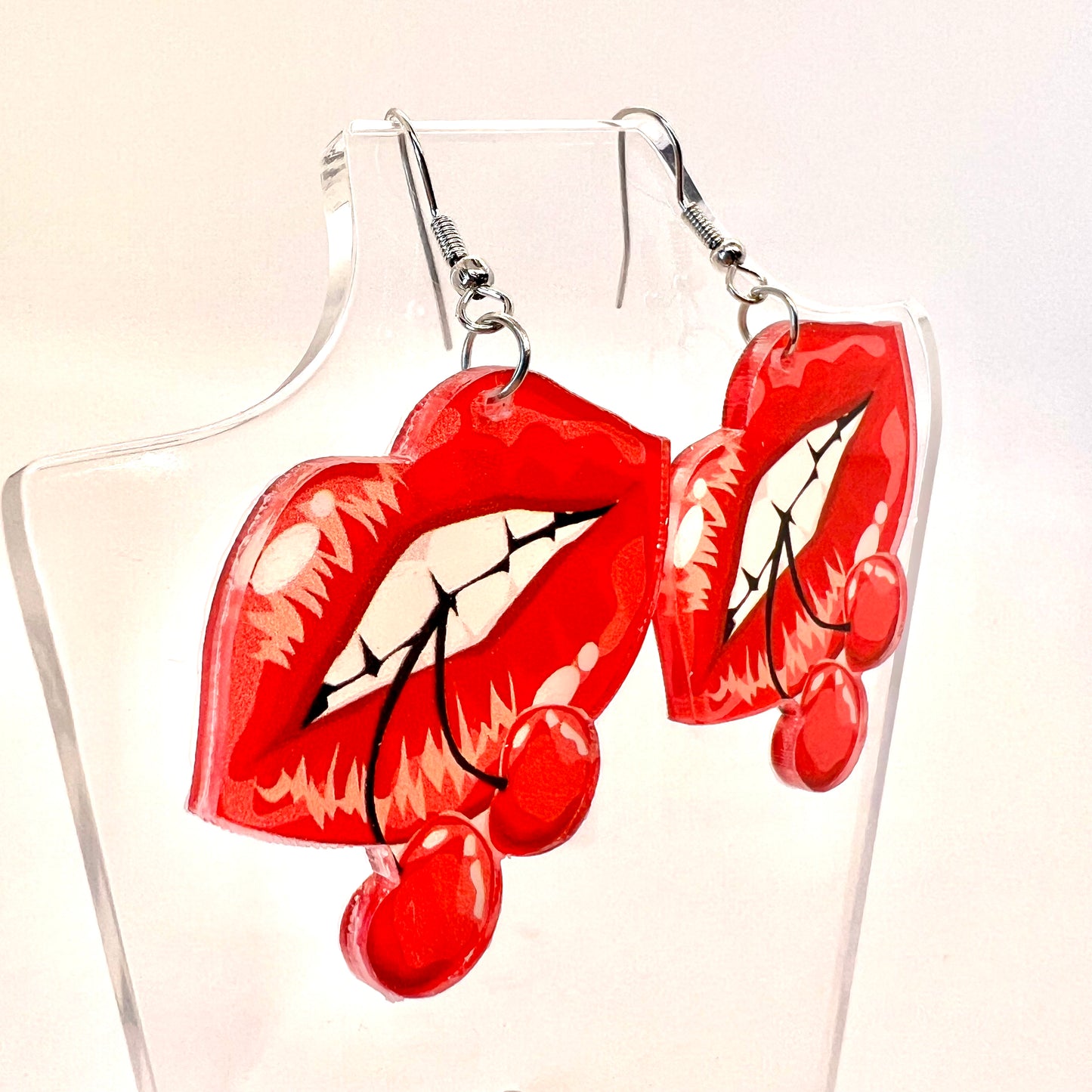 Cherry Lips Earrings