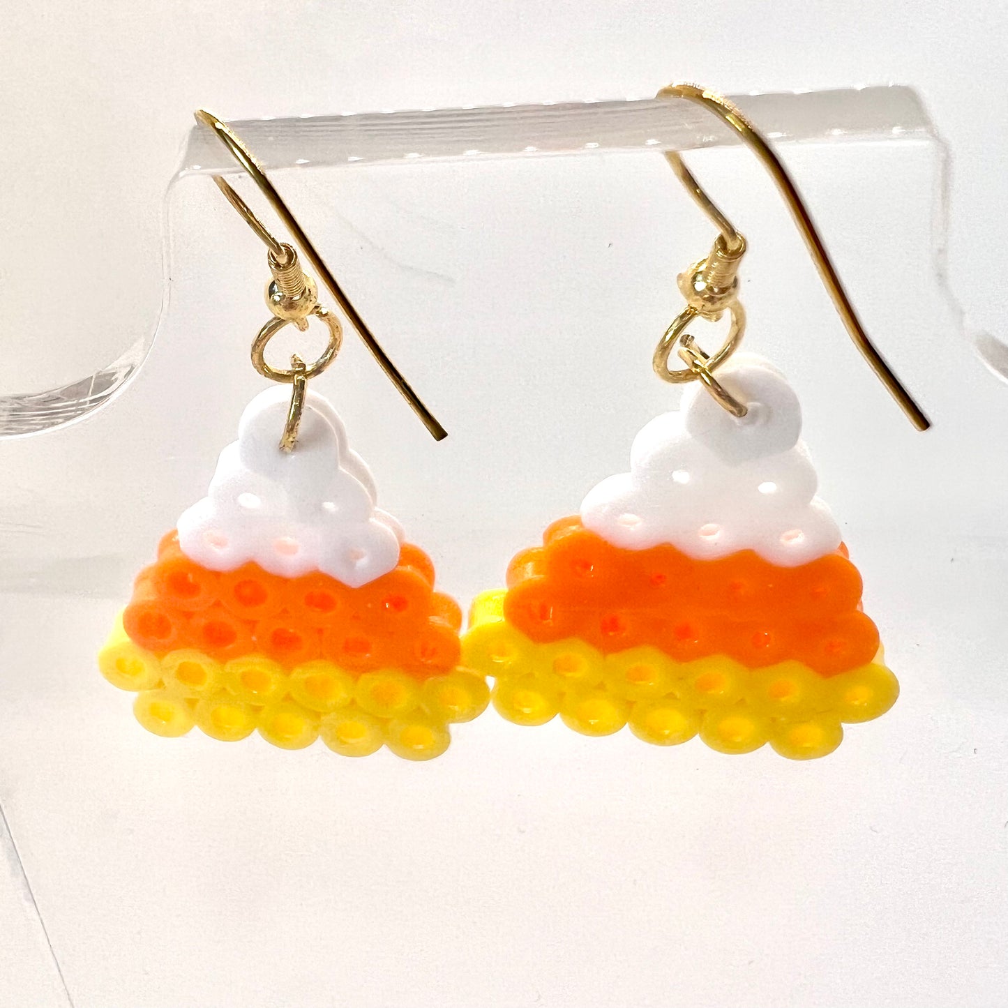 Melted Candy Corn Earrings