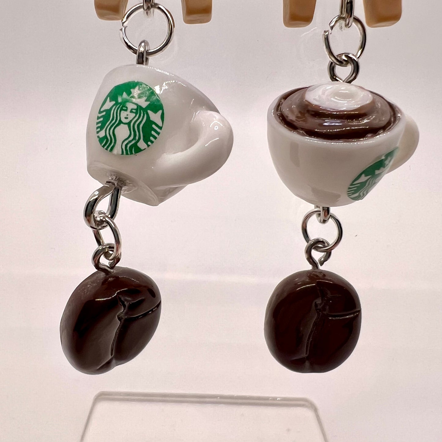 Coffee Shop Chain Earrings