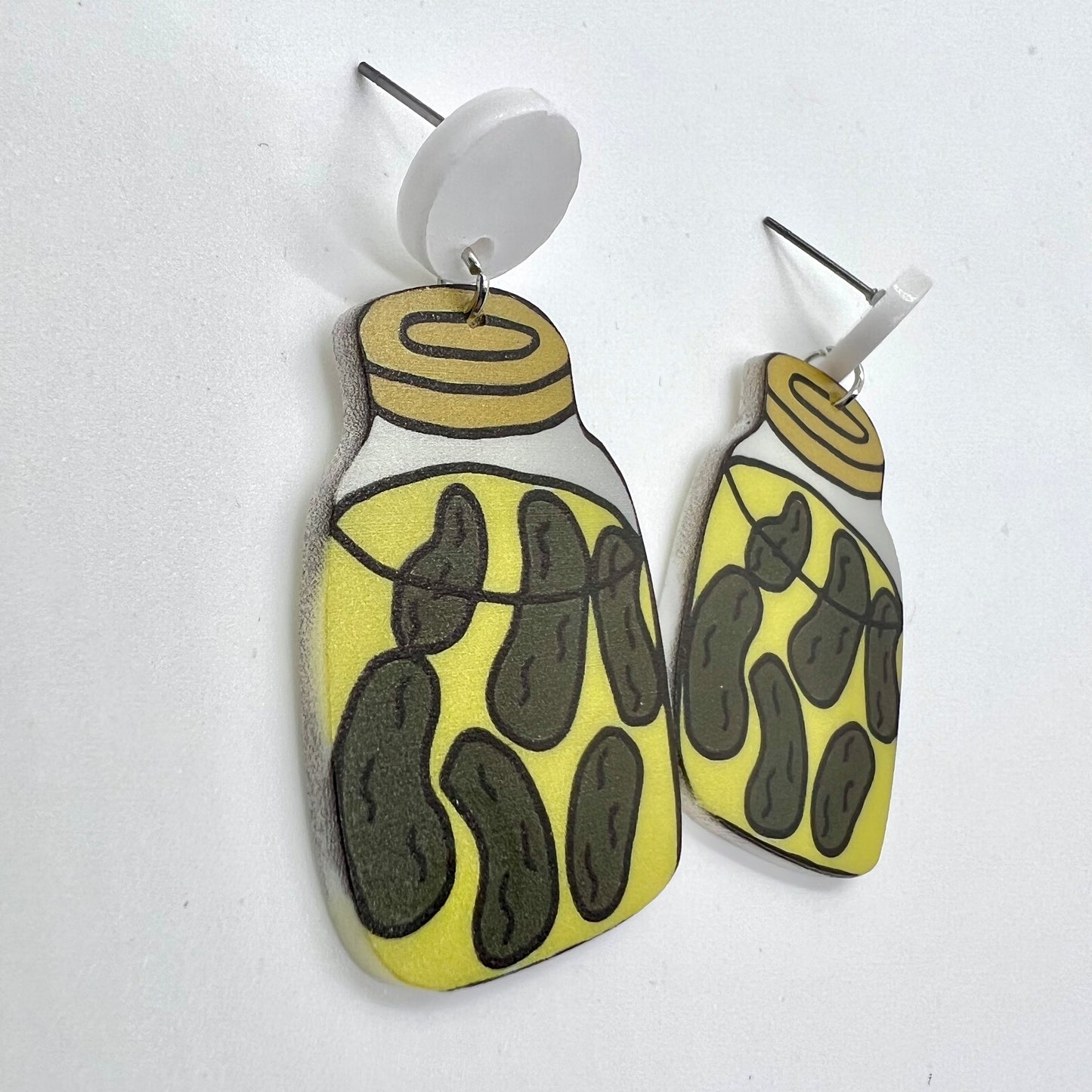 Pickle Jar Earrings