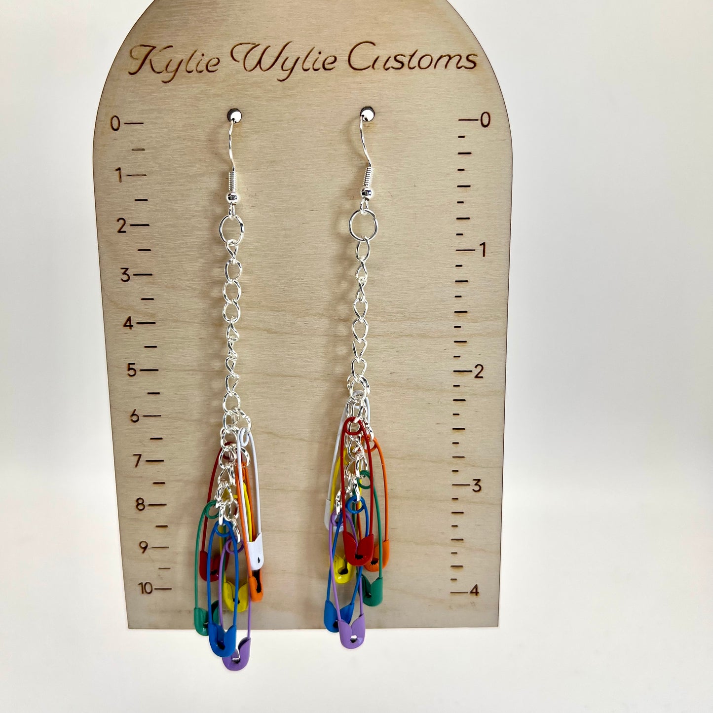 Rainbow Pin Earrings