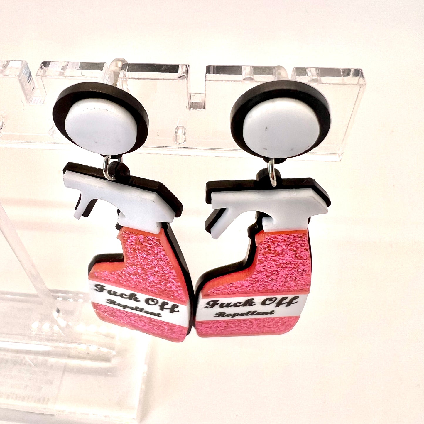 “F* Off” Spray Earrings