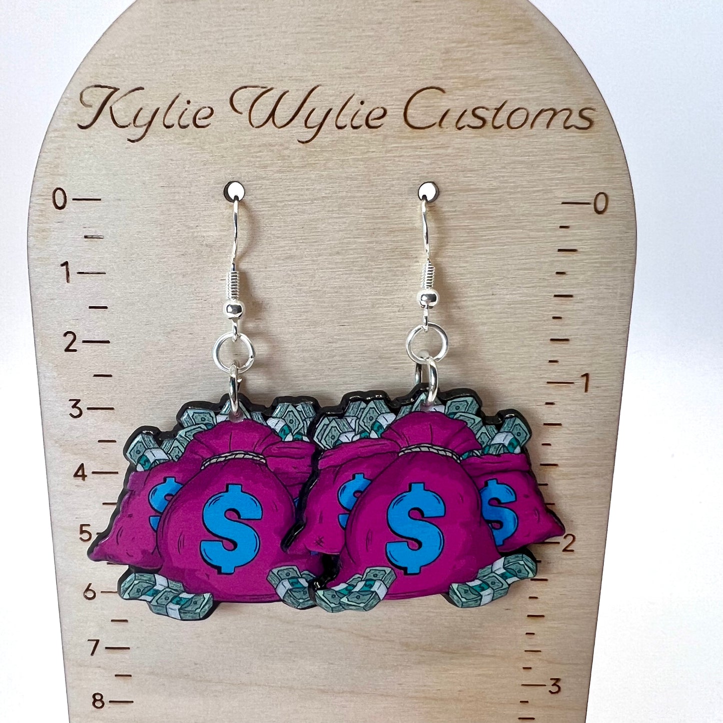 Money Bags Earrings