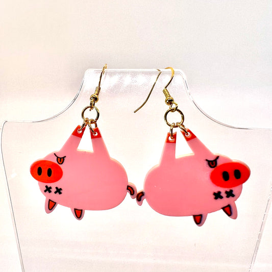 Pig Earrings