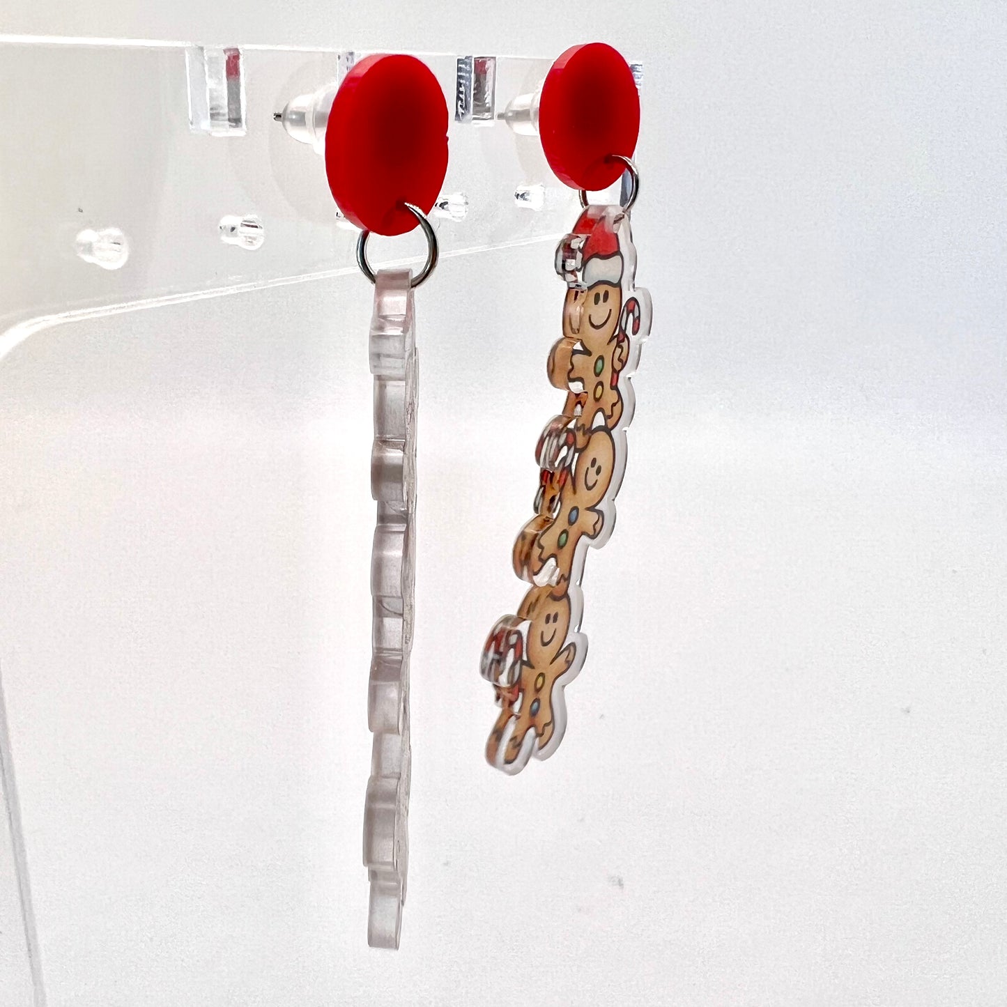 Gingerbread Chain Earrings