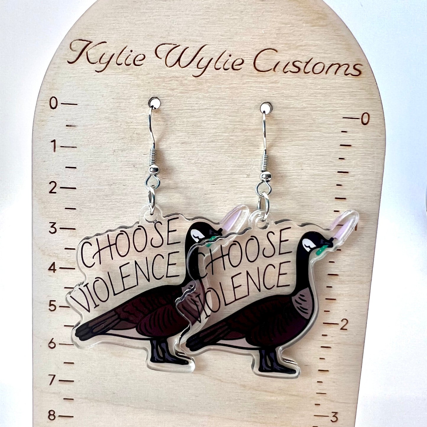 Choose Violence Earrings