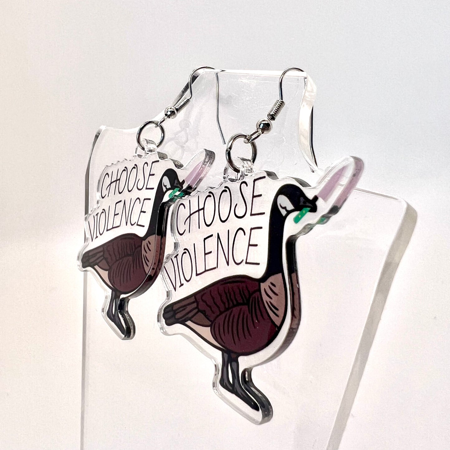 Choose Violence Earrings