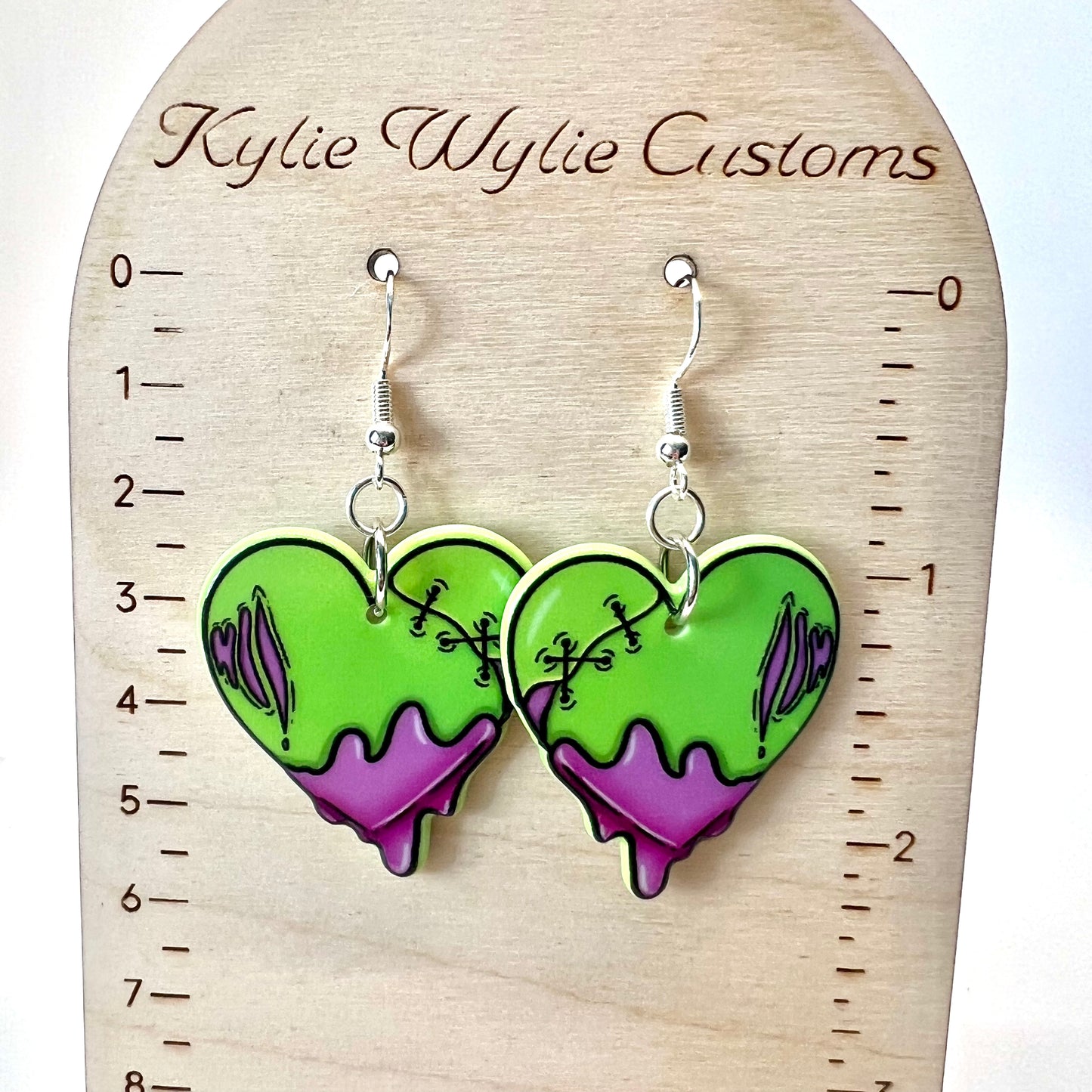 Zombie Heart Earrings