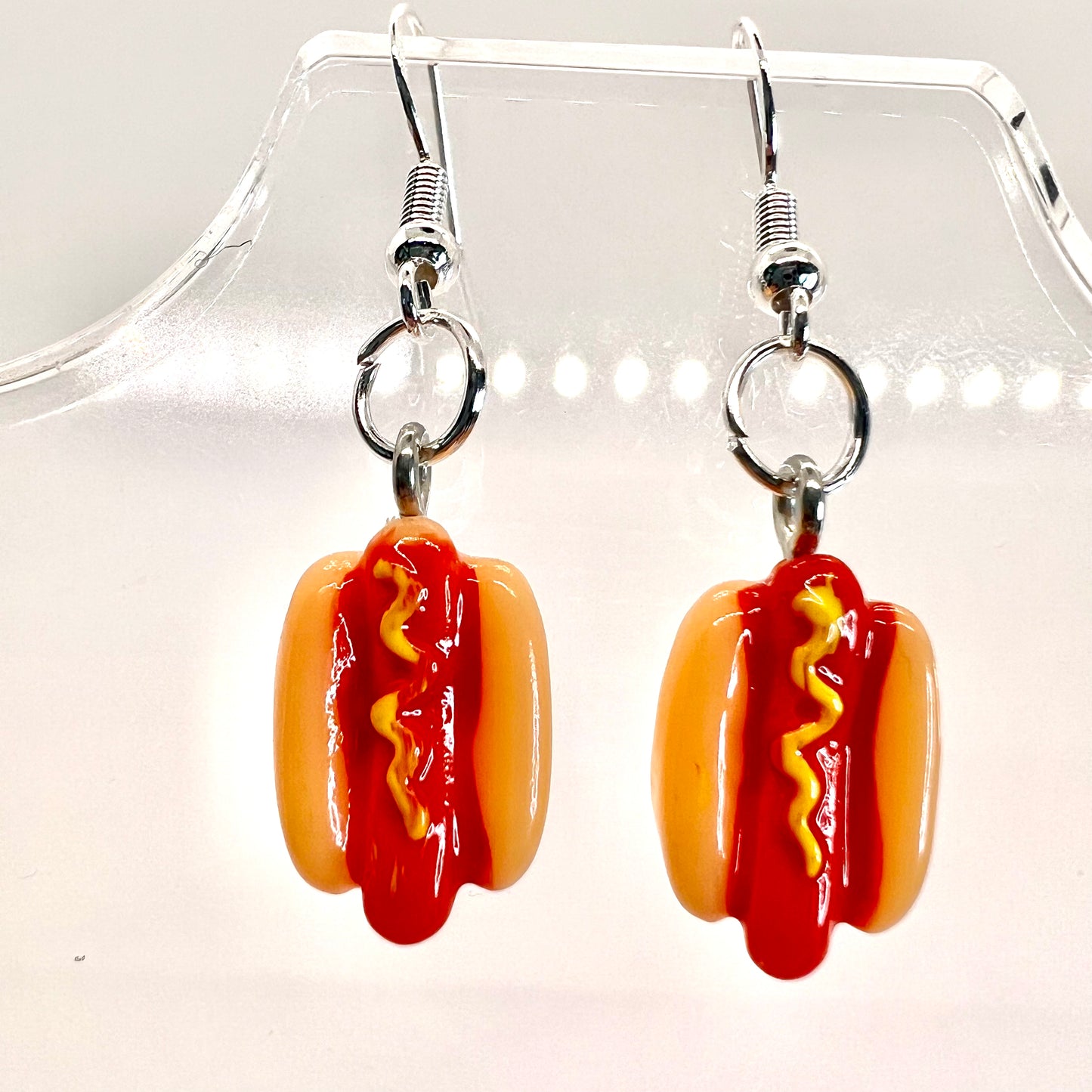 Hot Dog Earrings