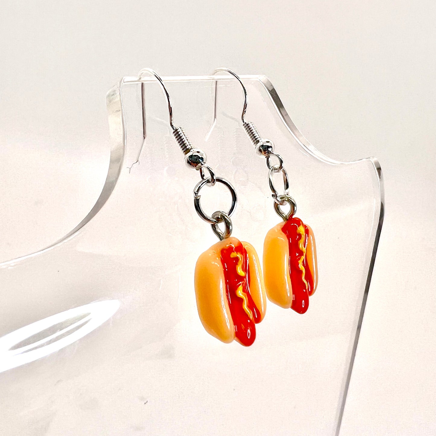 Hot Dog Earrings