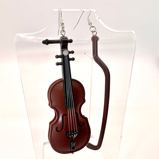 Violin Earrings