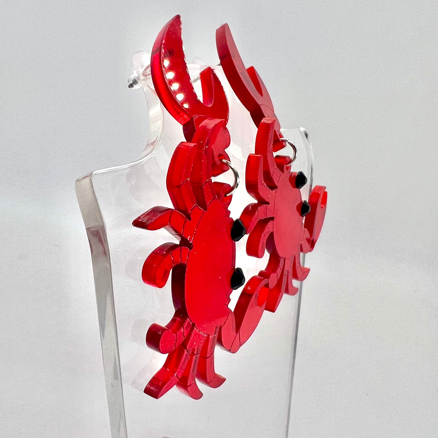Red Crab Earrings